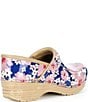 Dansko Professional Pink Bloom Patent Leather Clogs - Image 2