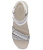 Color:Sand Herringbone - Image 5 - Racquel Herringbone Webbing Sandals
