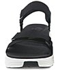 Color:Black - Image 4 - Racquel Recycled Webbing Sandals