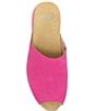 Color:Fuchsia Milled Nubuck - Image 6 - Ravyn Nubuck Suede Peep Toe Slip Ons
