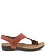Color:Orange Waxy Burnished - Image 2 - Reece Leather Sandals