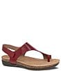Color:Cinnabar Waxy Burnished - Image 1 - Reece Leather Sandals