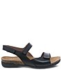 Color:Black Waxy Burnished - Image 2 - Ronda Leather Sandals