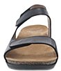 Color:Black Waxy Burnished - Image 4 - Ronda Leather Sandals