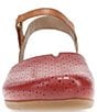 Dansko Rowan Perforated Leather Ankle Strap Mary Jane Clogs - Image 5