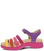Color:Multi Milled Nubuck - Image 4 - Roxie Nubuck Suede Colorblock Banded Sandals