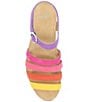Color:Multi Milled Nubuck - Image 6 - Roxie Nubuck Suede Colorblock Banded Sandals