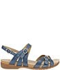 Dansko Ruthie Leather Buckle Ankle Strap Sandals - Image 3