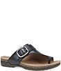 Dansko Rylee Leather Toe Loop Slide Sandals - Image 1