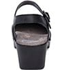 Color:Black Soft Full Grain - Image 2 - Sam Leather Ankle Strap Clogs