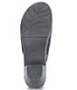 Color:Black Milled Burnished - Image 6 - Sassy Burnished Leather Studded Ankle Strap Clogs