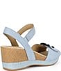 Dansko Stella Nubuck Suede Buckle Hardware Wedge Sandals - Image 6