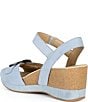 Dansko Stella Nubuck Suede Buckle Hardware Wedge Sandals - Image 6