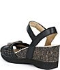 Dansko Stella Woven Leather Buckle Hardware Wedge Sandals - Image 5