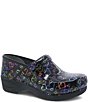 Color:Floating Hearts Patent - Image 1 - XP 2.0 Floating Hearts Print Patent Leather Clogs