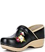 Dansko XP 2.0 Floral Embroidered Leather Clogs - Image 4