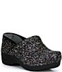 Dansko XP 2.0 Glitter Leather Clogs - Image 1
