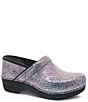Color:Lacy Leather - Image 1 - XP 2.0 Lacy Print Leather Clogs