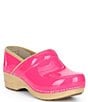 Dansko XP 2.0 Pink Neon Patent Leather Clogs - Image 1