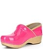 Dansko XP 2.0 Pink Neon Patent Leather Clogs - Image 4