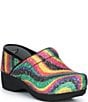 Dansko XP 2.0 Prism Glitter Leather Clogs - Image 1