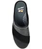 Dansko Zinnia Embossed Leather Suede Patchwork Clogs - Image 6