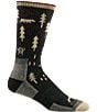 Color:Black - Image 1 - ABC Midweight Lifestyle Wool Blend Hiking Boot Socks