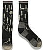 Color:Black - Image 3 - ABC Midweight Lifestyle Wool Blend Hiking Boot Socks