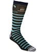 Darn Tough Animal Haus Stripe Lightweight Wool Blend Crew Socks - Image 1