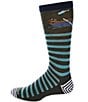 Darn Tough Animal Haus Stripe Lightweight Wool Blend Crew Socks - Image 2
