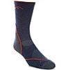 Color:Denim/Blush - Image 1 - Lightweight Hiker Micro Crew Socks