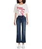 Daydreamer Knit Lainey Wilson Tee Shirt, Color:Vintage White - Image 3