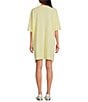 Color:Yellow Mist - Image 2 - Nirvana In Utero Graphic Tee Shirt Crew Neck Short Sleeve Dress