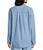 Daze Haven Denim Long Sleeve Button Front Shirt - Image 2