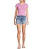 Daze Lily Pointelle Baby T-Shirt, Color:Pinky Promis - Image 3