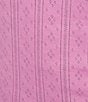Daze Lily Pointelle Baby T-Shirt, Color:Pinky Promis - Image 4