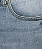 Daze Westward Barrel Leg Denim Jeans, Color:Blur - Image 4