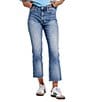 Color:Mozzie - Image 1 - 90s High Rise Straight Jeans
