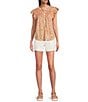 Dear John Julian Flat Front Twill Shorts, Color:Wheat - Image 3