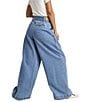 Color:Mujo - Image 2 - Lanee High Rise Wide Leg Pleated Jeans