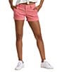 Color:Candy Stripe - Image 1 - North Hampton High Rise Flat Front Short