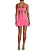 Dear Moon Corset Bodice Bow Back Ruffle Hem Dress - Image 2