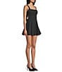Dear Moon Dotted Square Neck Tie-Back Dress - Image 3