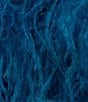 Dear Moon Faux Feather Strapless Sequin Embellished Long Two-Piece Dress, Color:Turquoise - Image 5