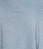 Dear Moon Metallic Square Neck Pleated Dress - Image 4