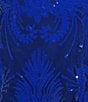 Dear Moon Patterned Sequin Square Neck Tie Back Dress - Image 4