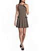Dear Moon Plaid Belted Pleated Dress - Image 1