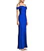 Dear Moon Satin Draped Off-The-Shoulder Dress - Image 3
