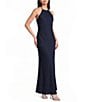 Dear Moon Satin Halter Neck Open Back Maxi Dress - Image 1