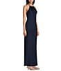 Dear Moon Satin Halter Neck Open Back Maxi Dress - Image 3